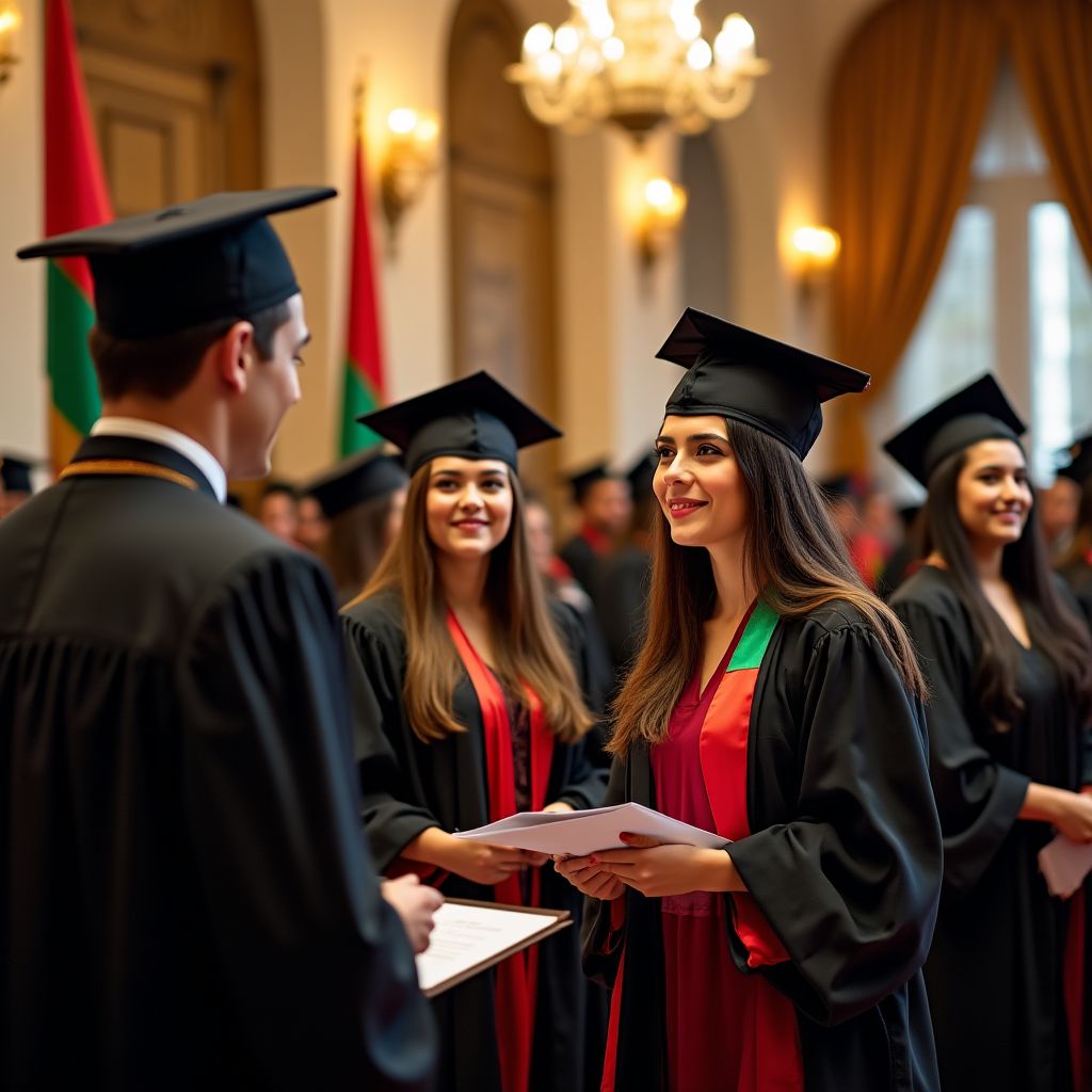 Graduación de estudiantes del programa avanzado